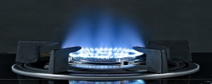 Gas chất lượng khi nấu có ngọn lửa màu xanh