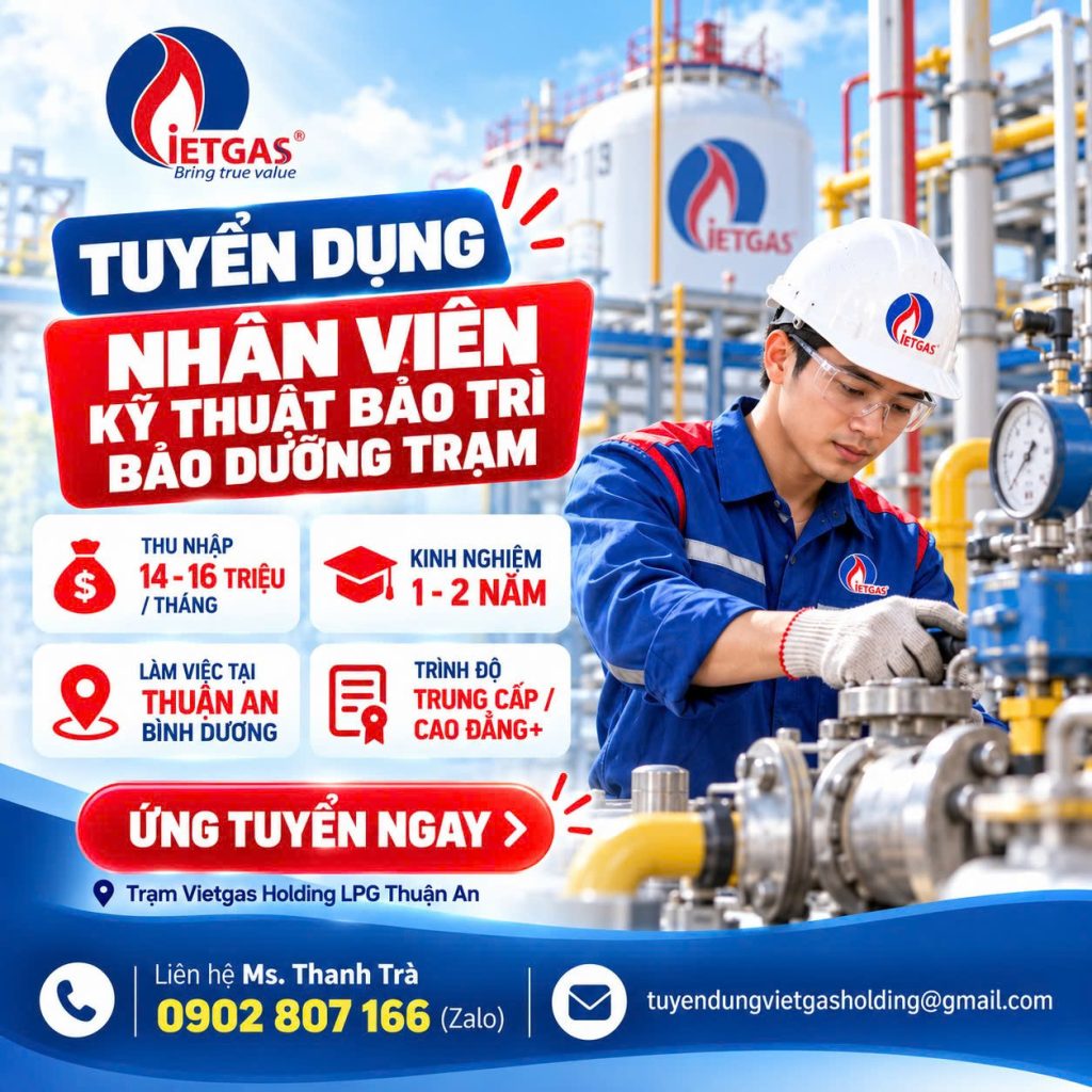 tuyển dụng nhân viên kỹ thuật bảo trì